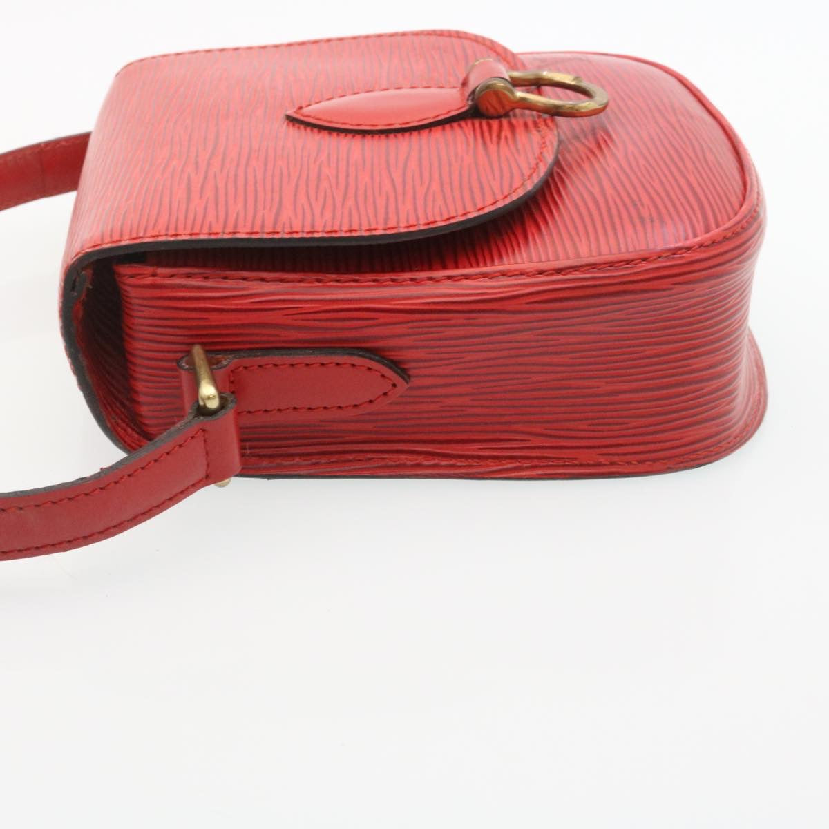 LOUIS VUITTON Epi Saint Cloud PM Shoulder Bag Red M52217 LV ki1622
