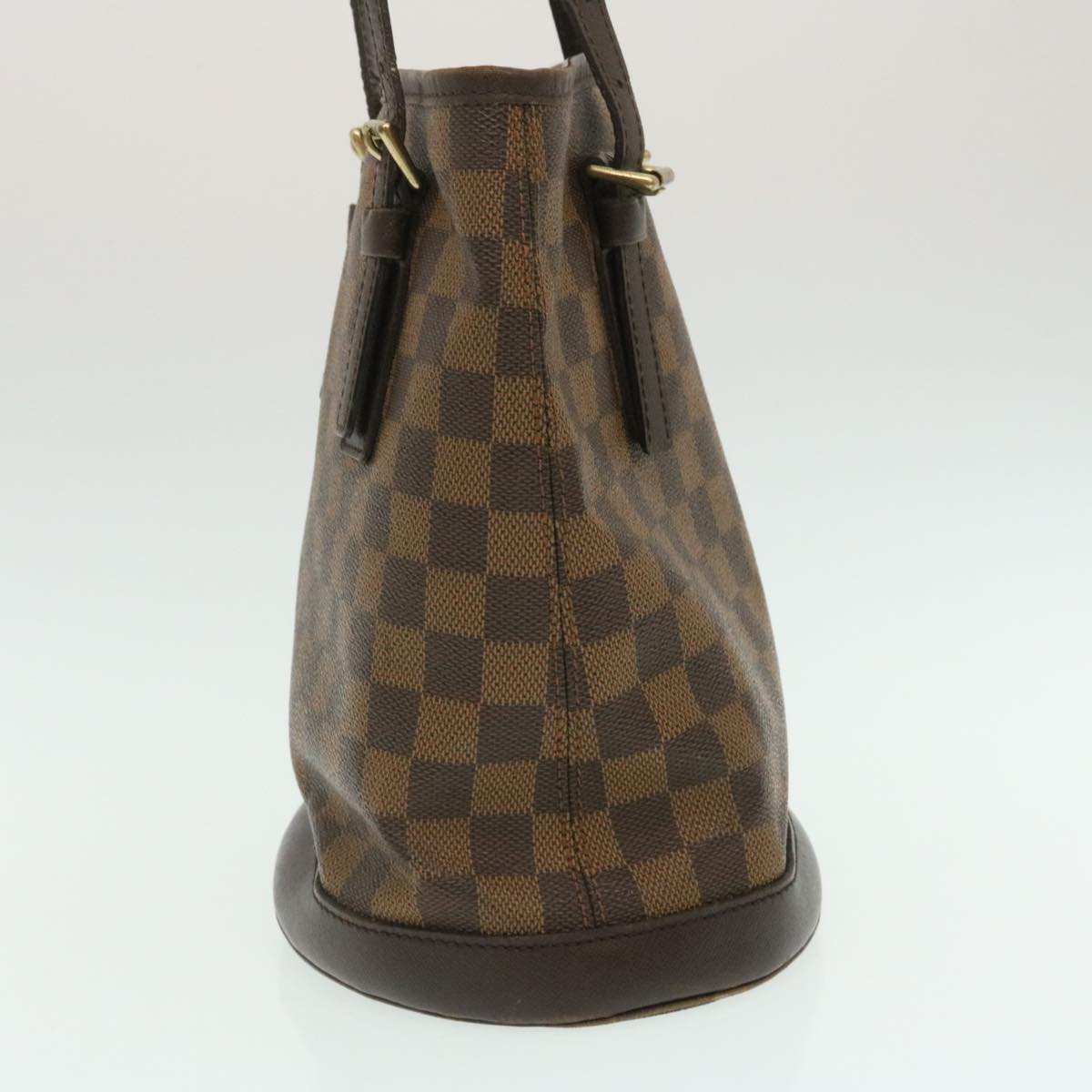 LOUIS VUITTON Damier Ebene Marais Bucket Shoulder Bag N42240 LV ki1730