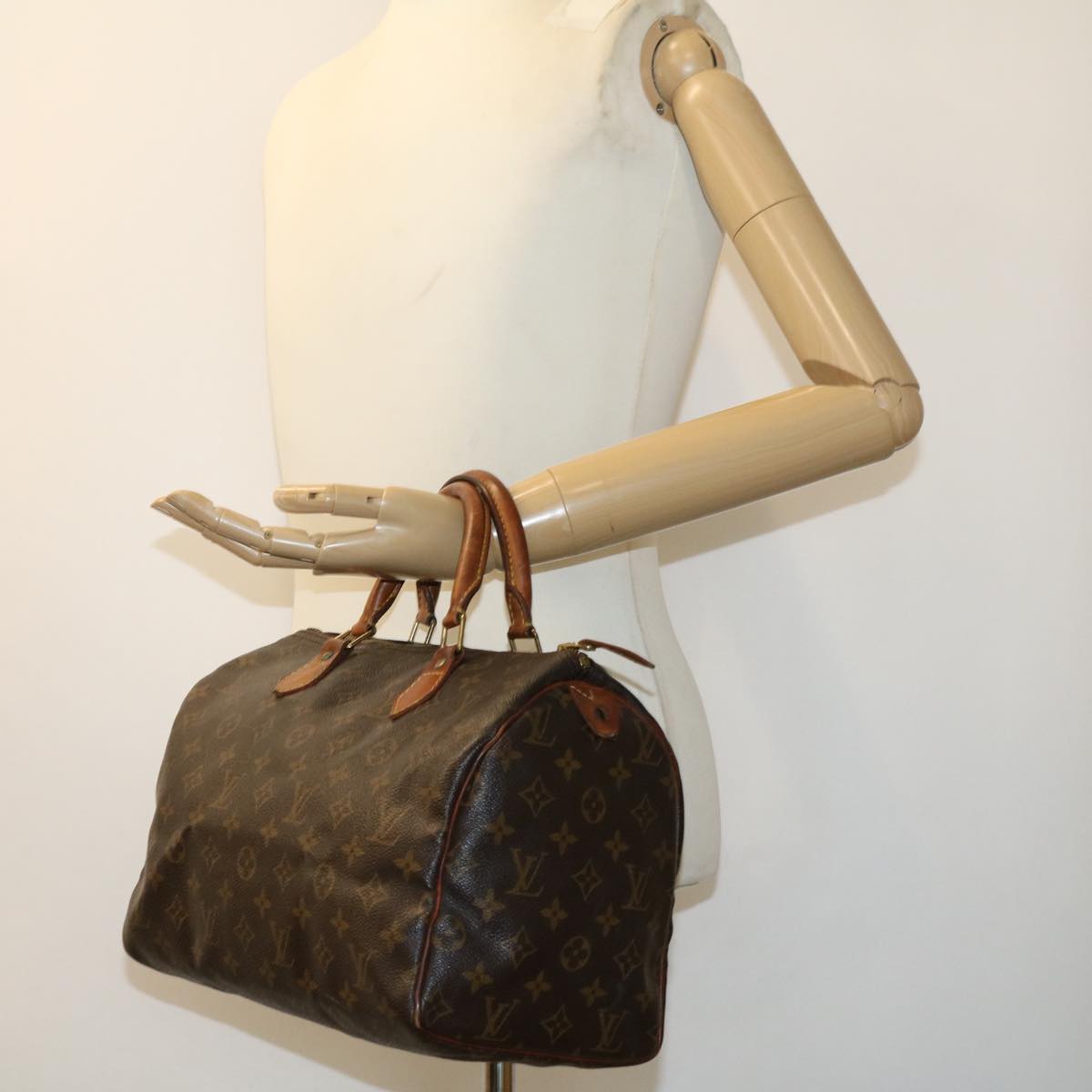 LOUIS VUITTON Monogram Speedy 30 Hand Bag M41526 LV ki2015