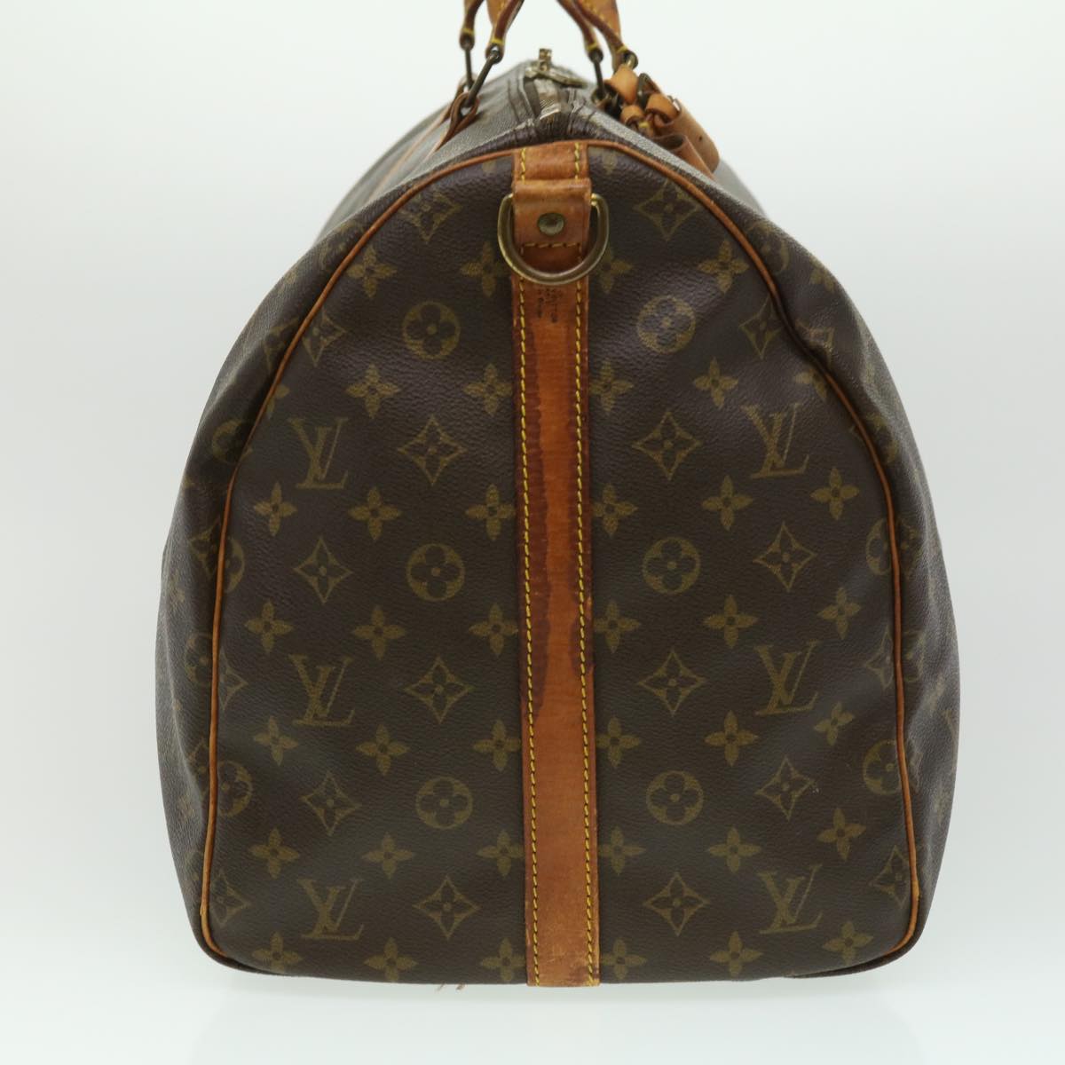 LOUIS VUITTON Monogram Keepall Bandouliere 55 Boston Bag M41414 LV ki2340