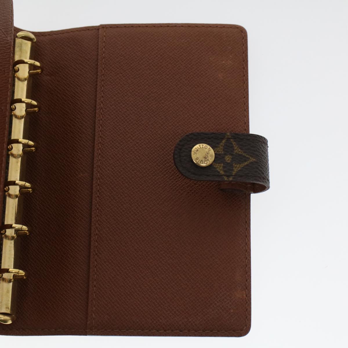 LOUIS VUITTON Monogram Agenda PM Day Planner Cover R20005 LV ki3032