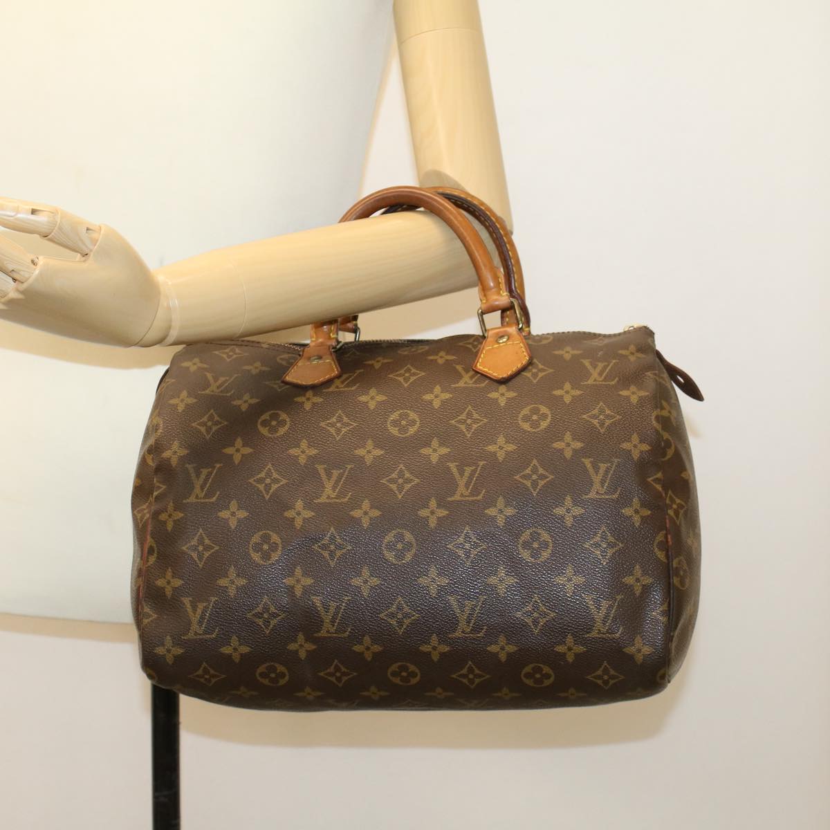 LOUIS VUITTON Monogram Speedy 30 Hand Bag M41526 LV ki3054