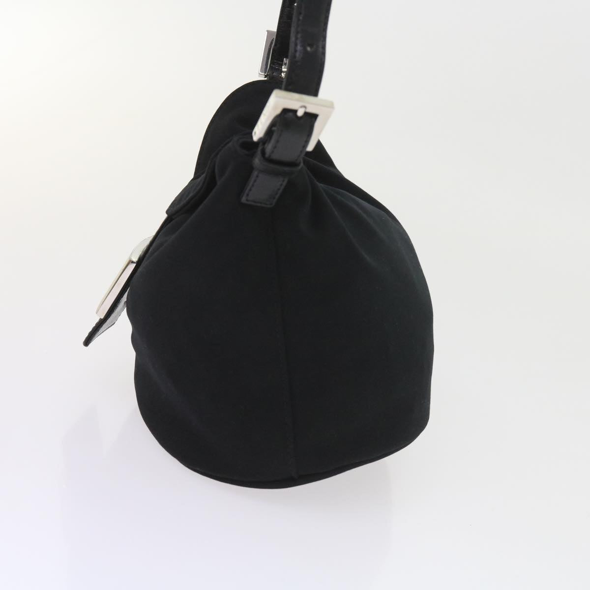 Luxury FendiMamma Baguette Shoulder Bag Nylon Black 2321 26765 009ki3585