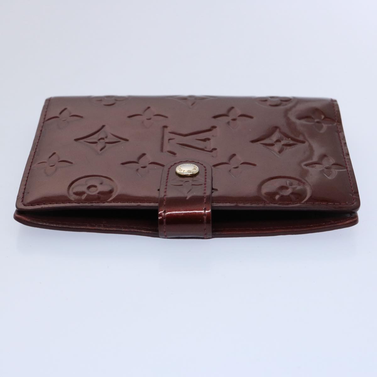 LOUIS VUITTON Monogram Vernis Agenda PM Day Planner Amarante R21026 ki3909