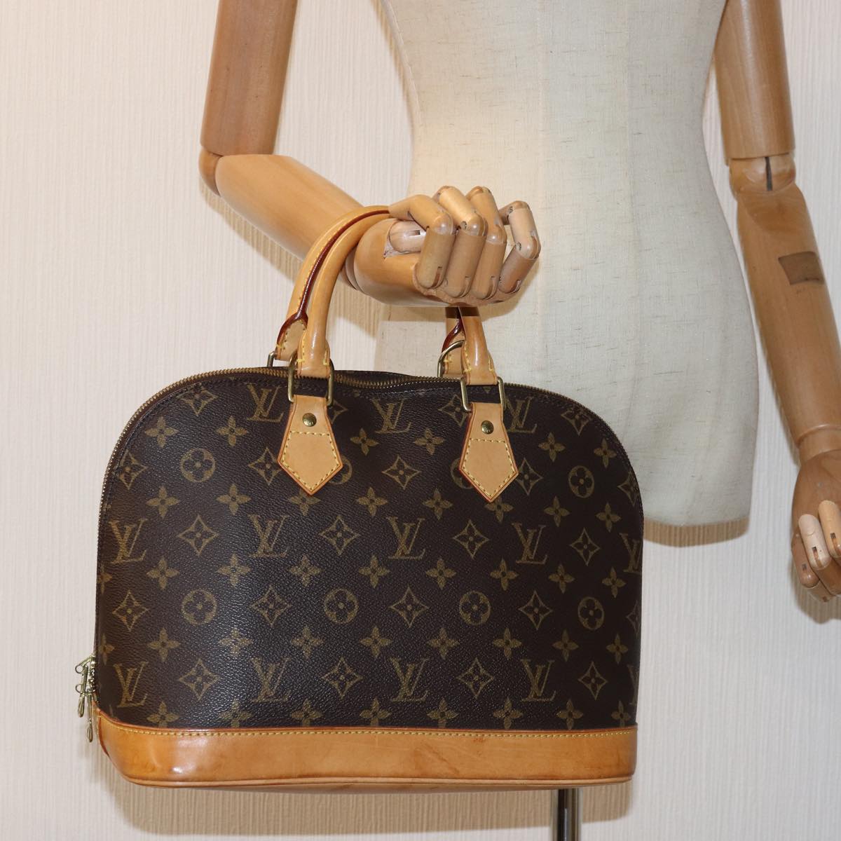 LOUIS VUITTON Monogram Alma Hand Bag M51130 LV ki4470
