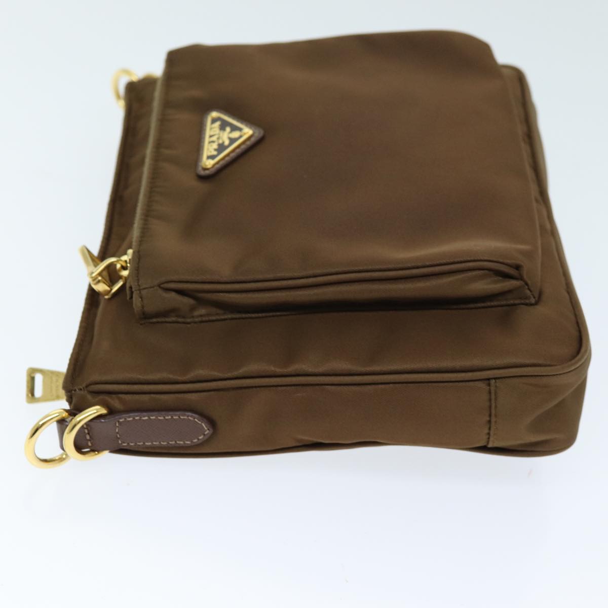 Luxury PradaShoulder Bag Nylon Brown ki4473