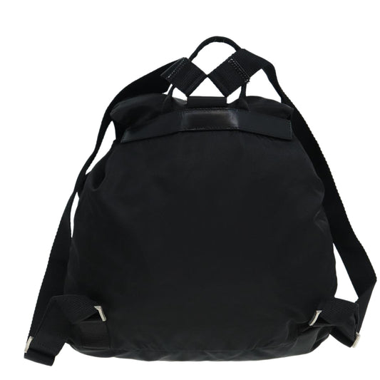 Luxury Prada Backpack Nylon Black Silver ki4696