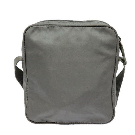 Luxury Prada Sports Shoulder Bag Nylon Gray Silver ki4939