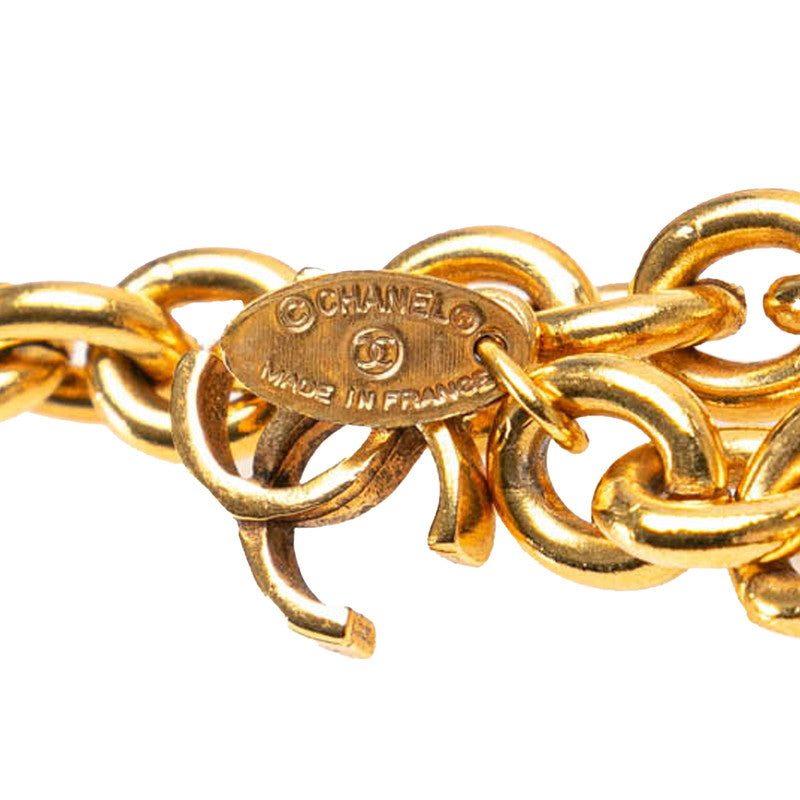 Chanel Vintage Matelasse Coco Mark Chain Belt