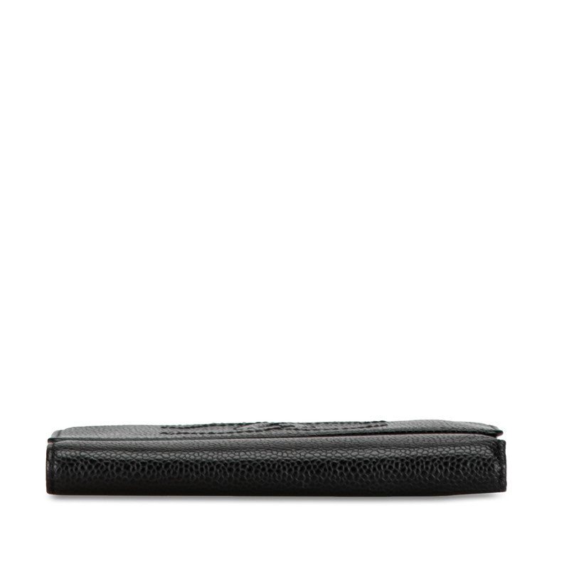 Chanel Caviar Skin Tri-Fold Wallet