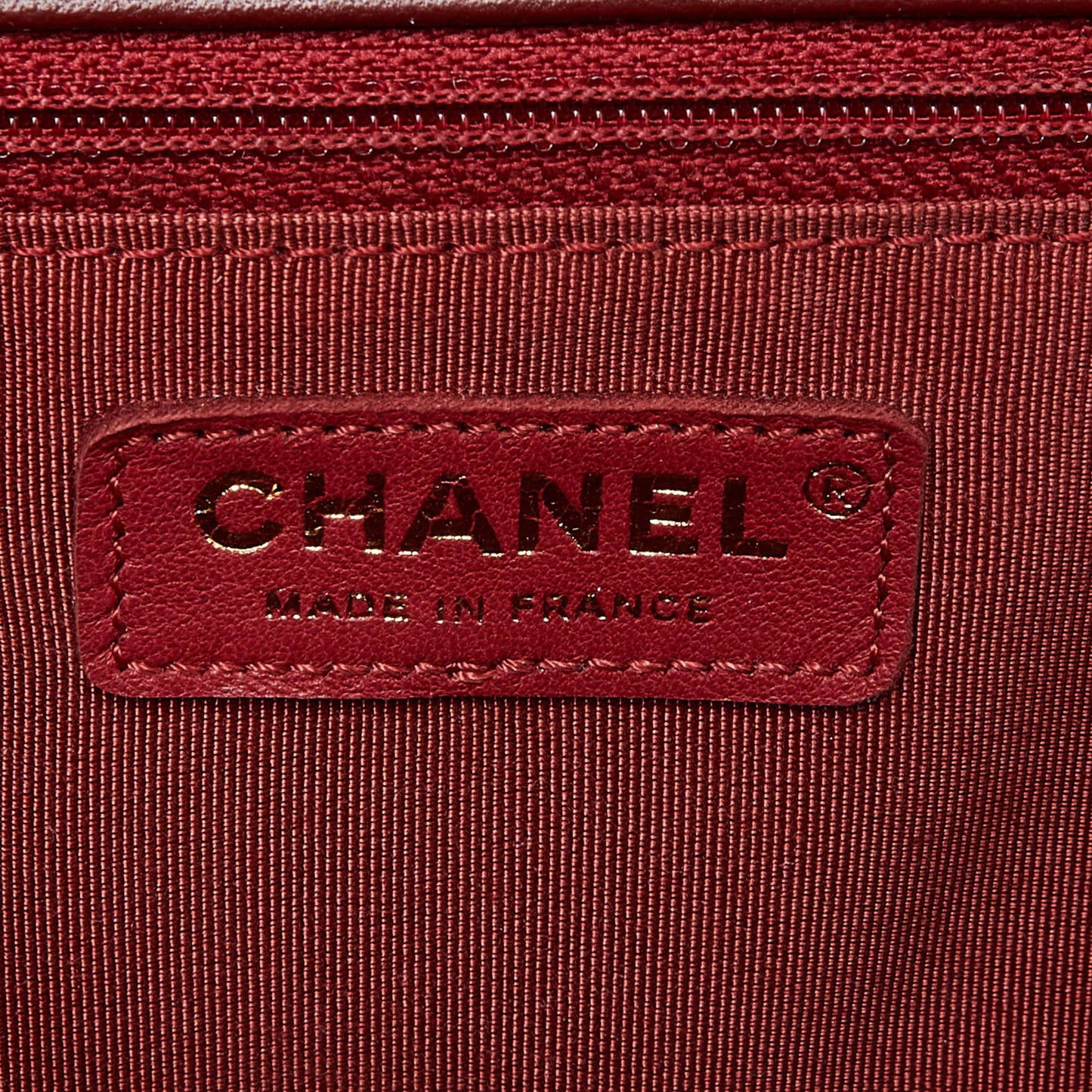 CHANEL Red Quilted Leather New Medium Boy Shoulder Bag