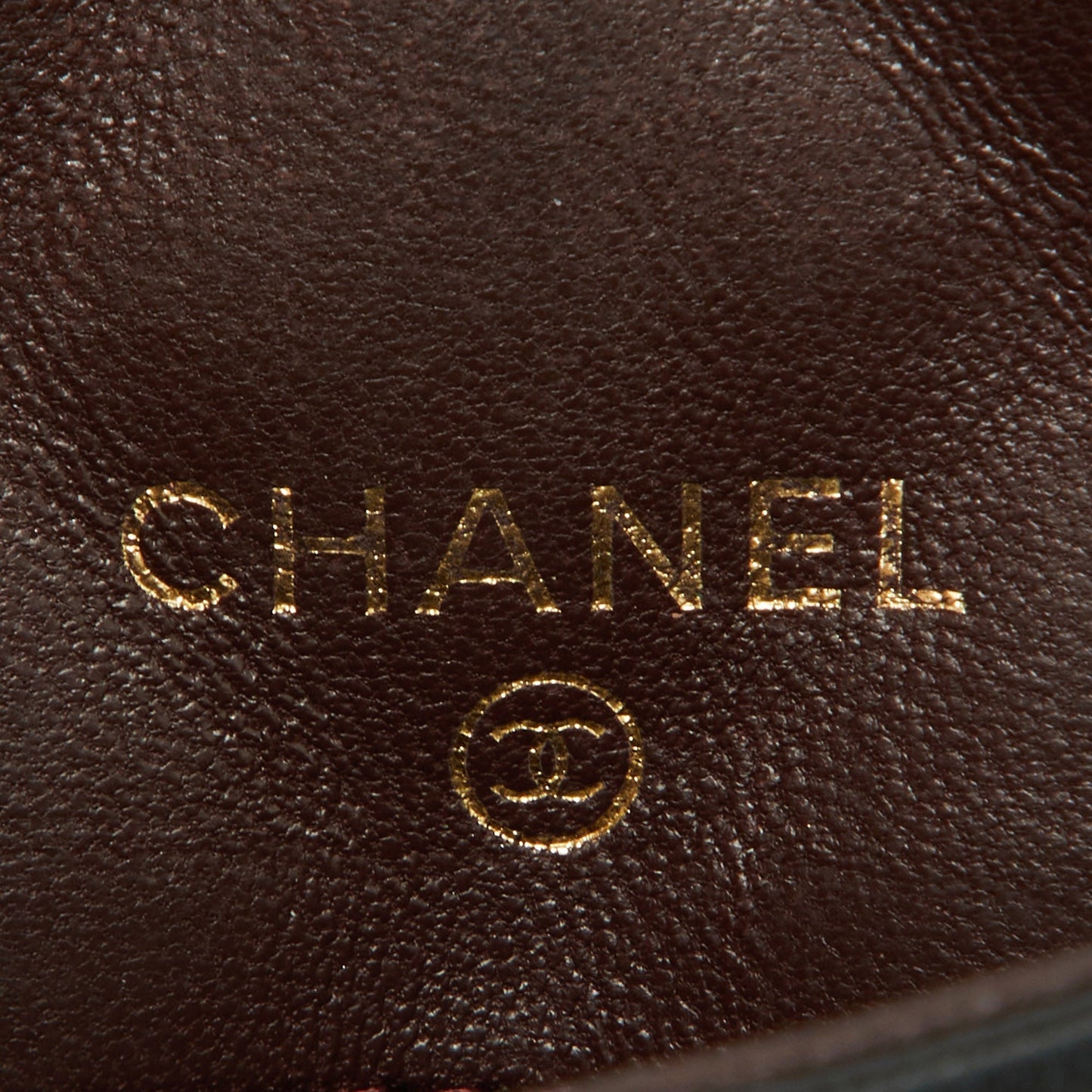 CHANEL Black Quilted Leather Card Holder