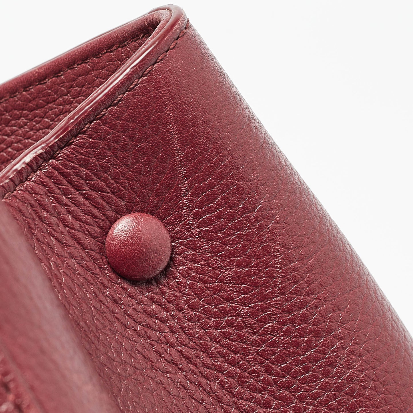 CHANEL Burgundy Leather Small Neo Executive Shopper Tote
