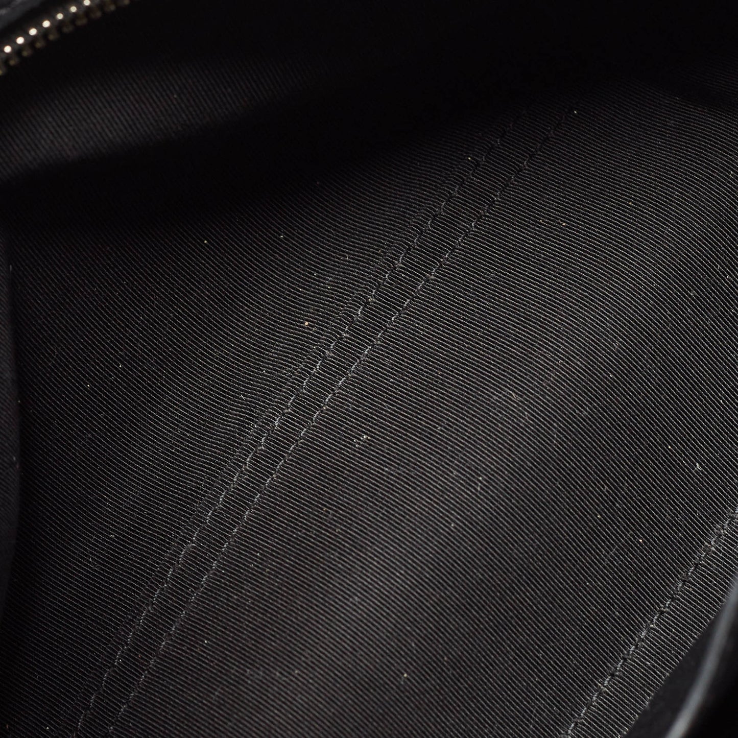 CHANEL Black Quilted Leather CC Vanity Case Bag
