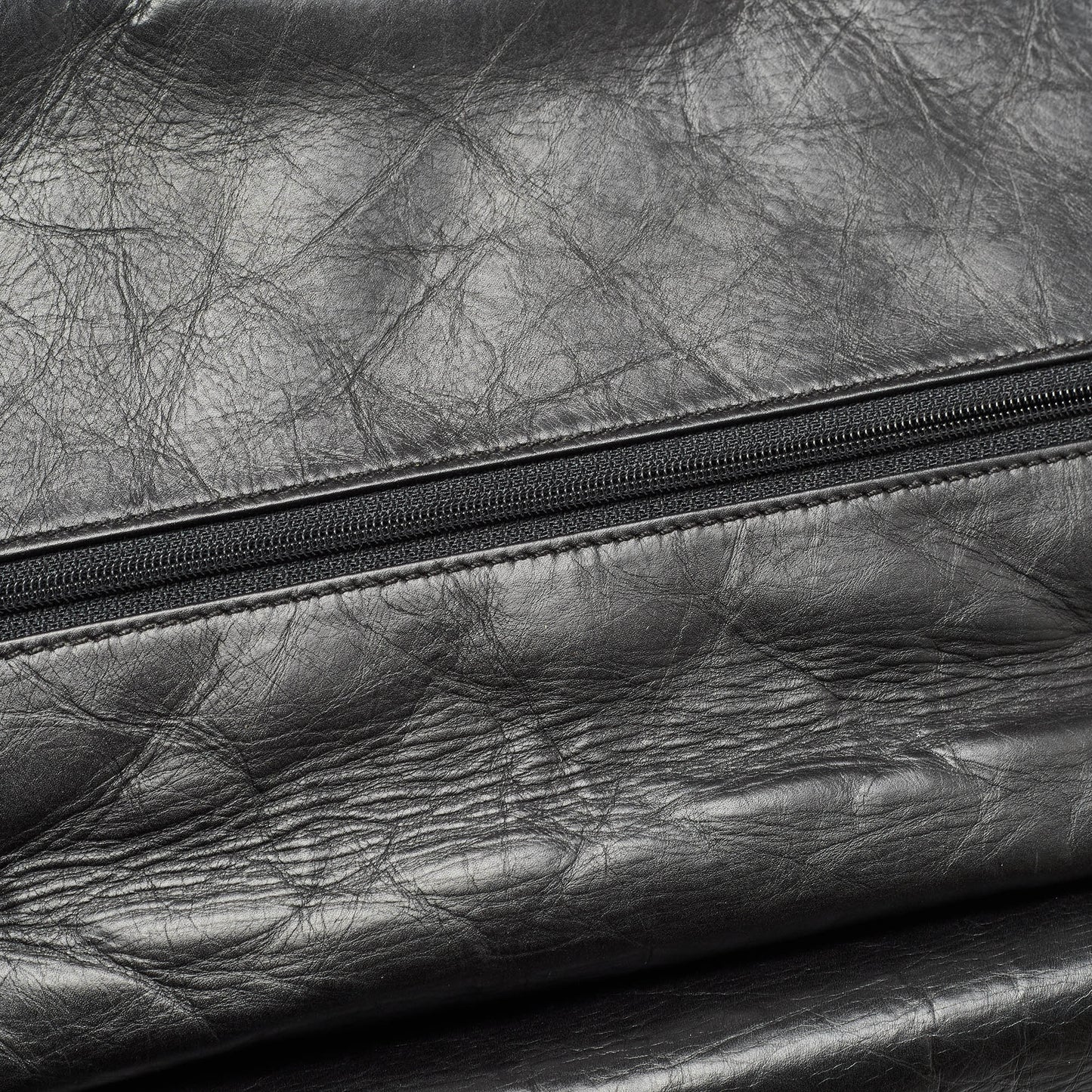 CHANEL Black Quilted Aged Leather 227 Reissue 2.55 Flap Bag