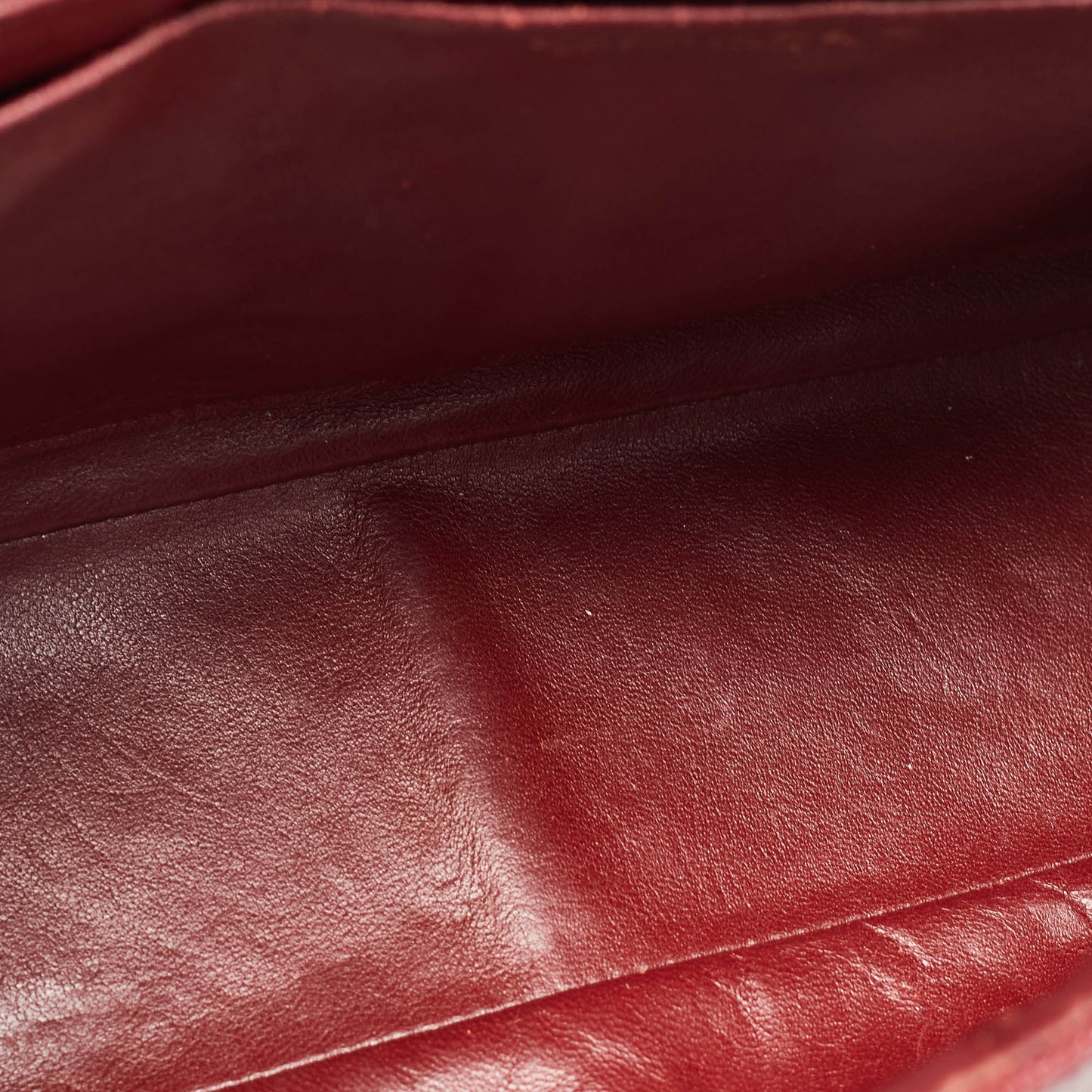 CHANEL Red Quilted Caviar Leather Jumbo Classic Single Flap Bag