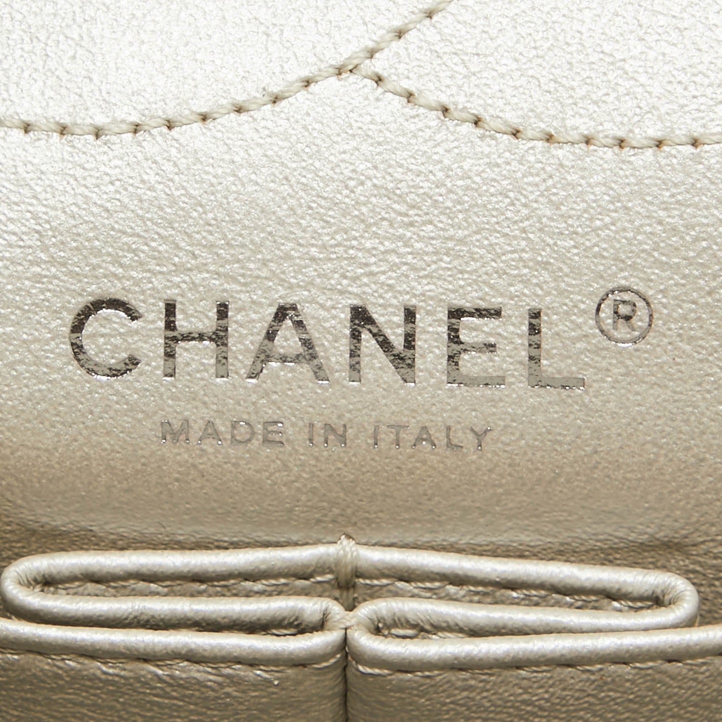 CHANEL Beige Quilted Leather 226 Classic Reissue 2.55 Flap Bag