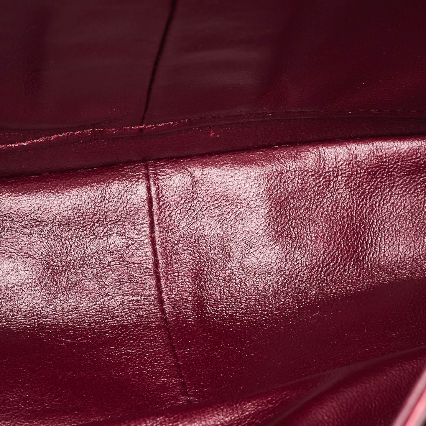 CHANEL Metallic Burgundy Quilted Aged Leather Classic 226 Reissue 2.55 Flap Bag