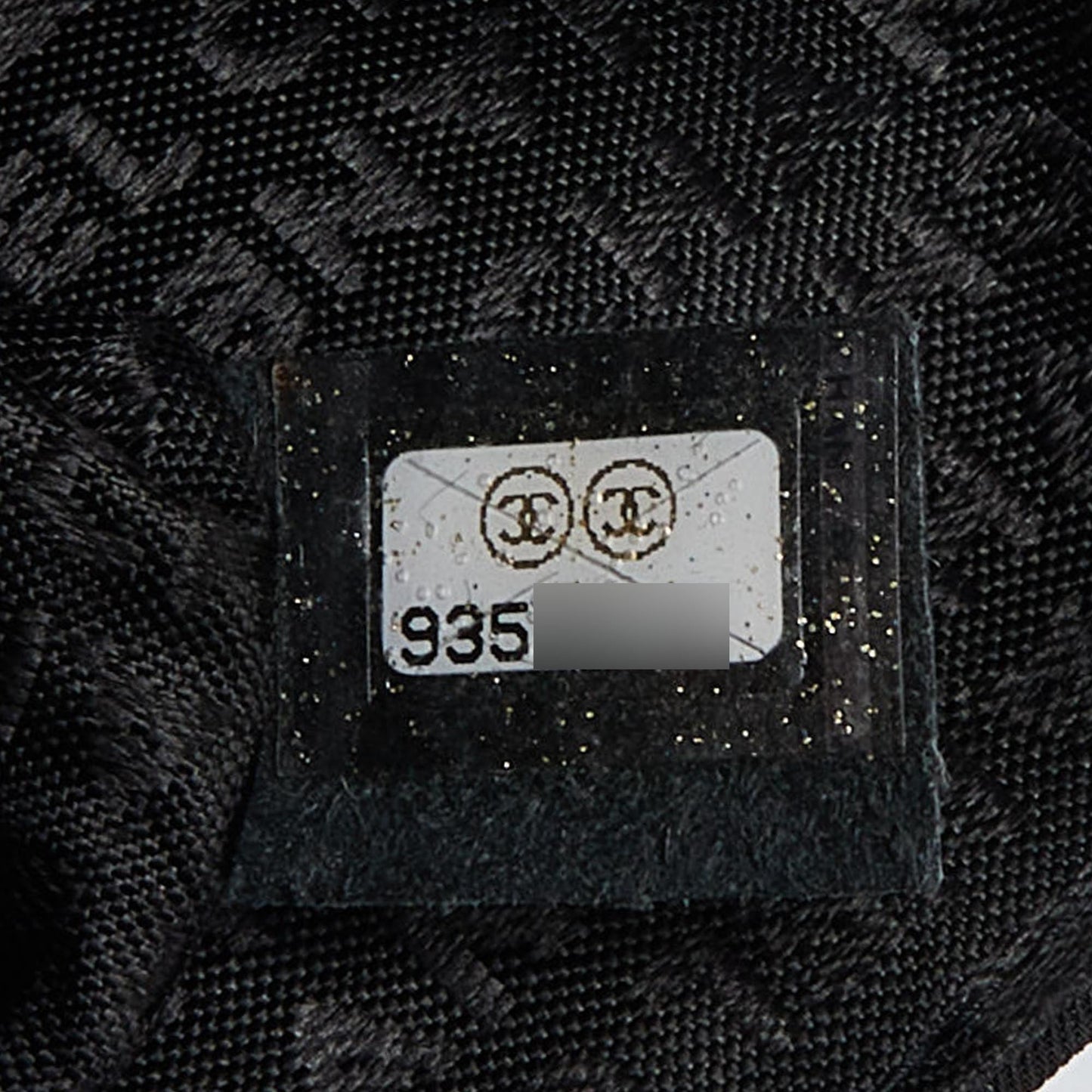 CHANEL Black Nylon and Leather Giant Reissue Flap Shoulder Bag