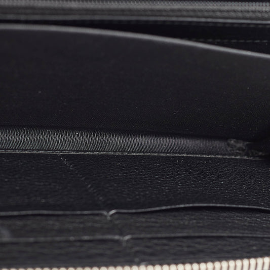 Luxury Gucci Trending 2025 Black Leather Studded Soho Continental Wallet