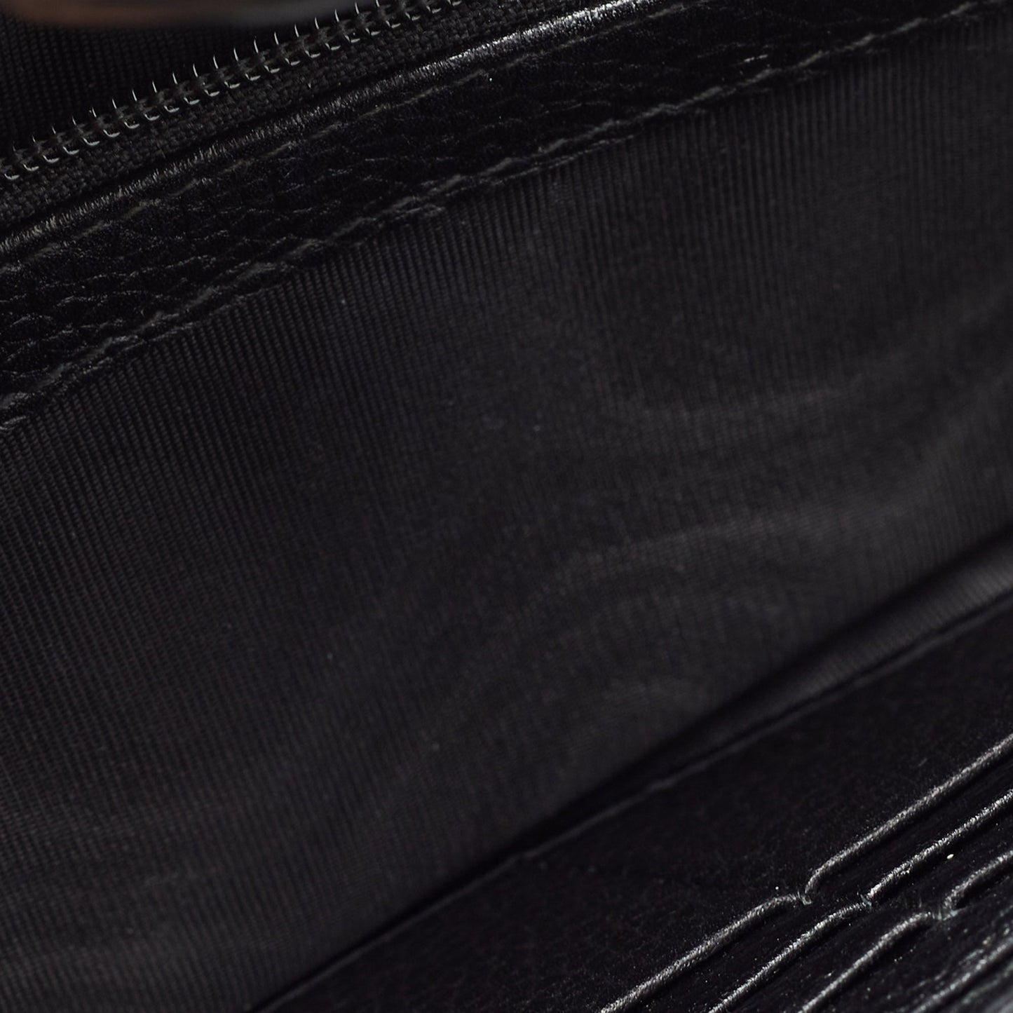 Luxury Gucci Trending 2025 Black Leather GG Marmont Continental Wallet
