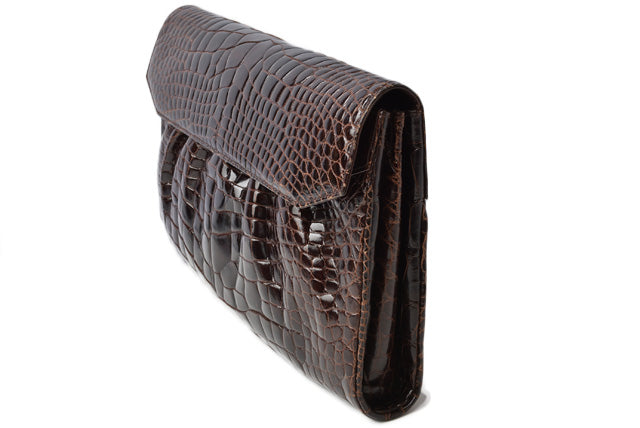 Luxury Gucci Trending 2025 Crocodile Leather Clutch Bag/Pouch