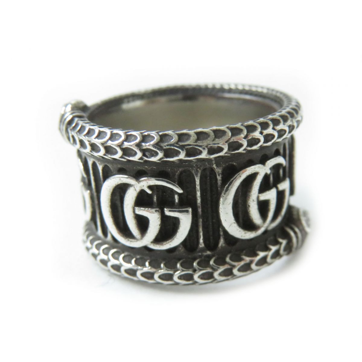 Luxury Gucci Trending 2025 AG925 Snake & Double G Ring