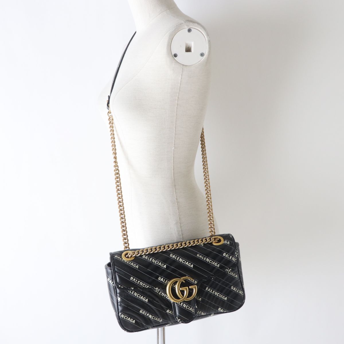 Luxury Gucci Trending 2025 GG Marmont Leather Chain Shoulder Bag