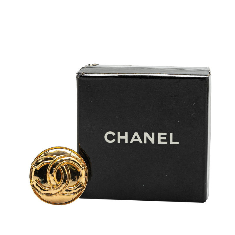Chanel Vintage Coco Mark Brooch Gold