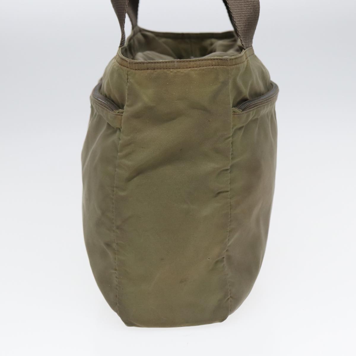 Luxury Prada Tote Bag Nylon Khaki mr430