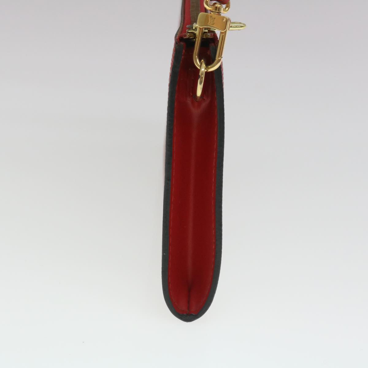 LOUIS VUITTON Epi Pochette Accessoires Pouch Red M52987 LV 35154
