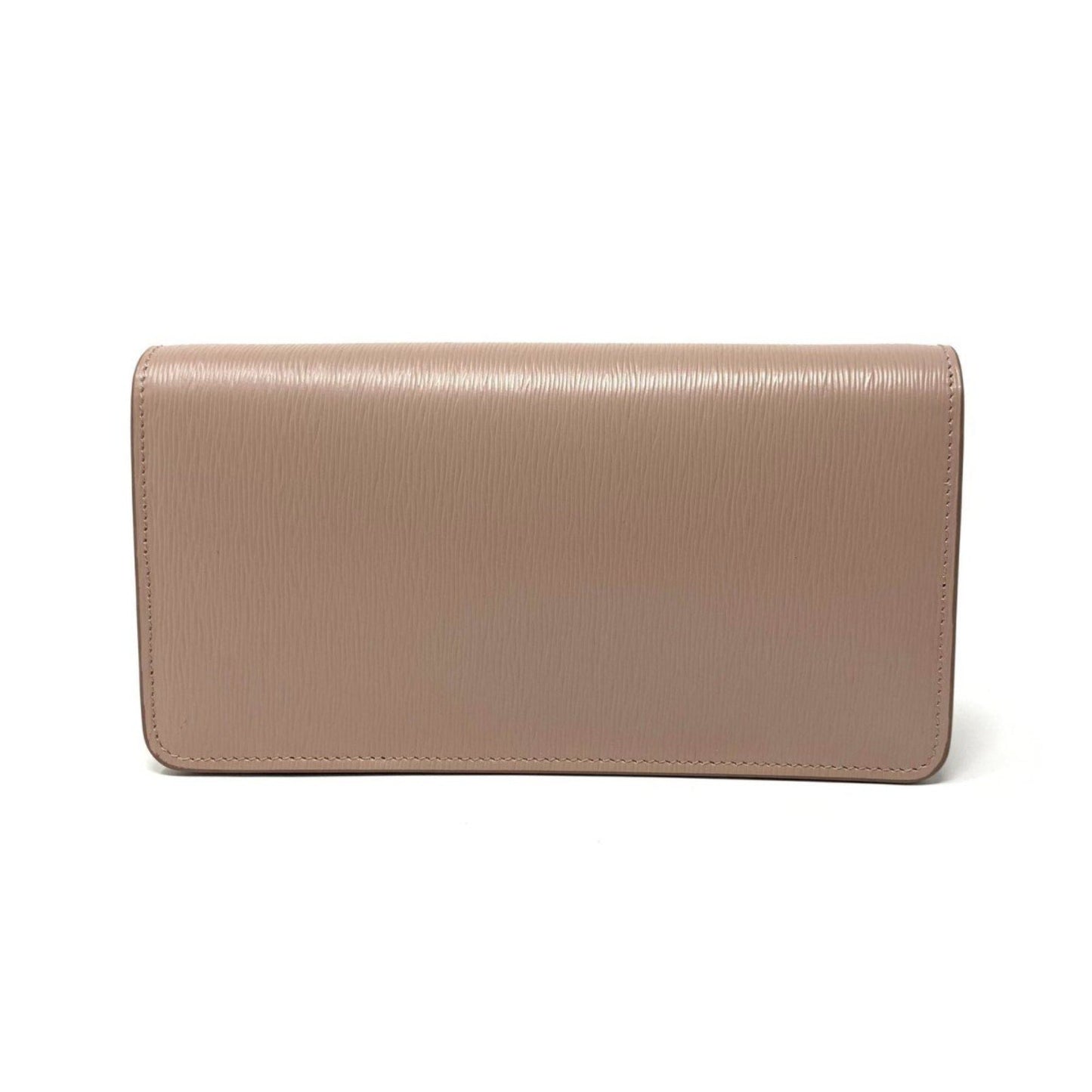Luxury PradaCipria Beige Vitello Move Leather Chain Wallet Crossbody Bag