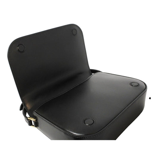 Luxury PradaCity Calf Leather Black Crossbody Flap Bag