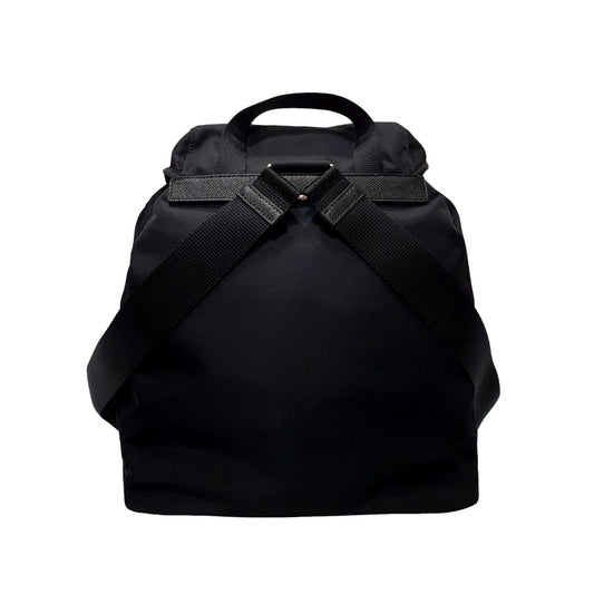 Luxury PradaRe-Nylon Black Drawstring Small Rucksack Backpack