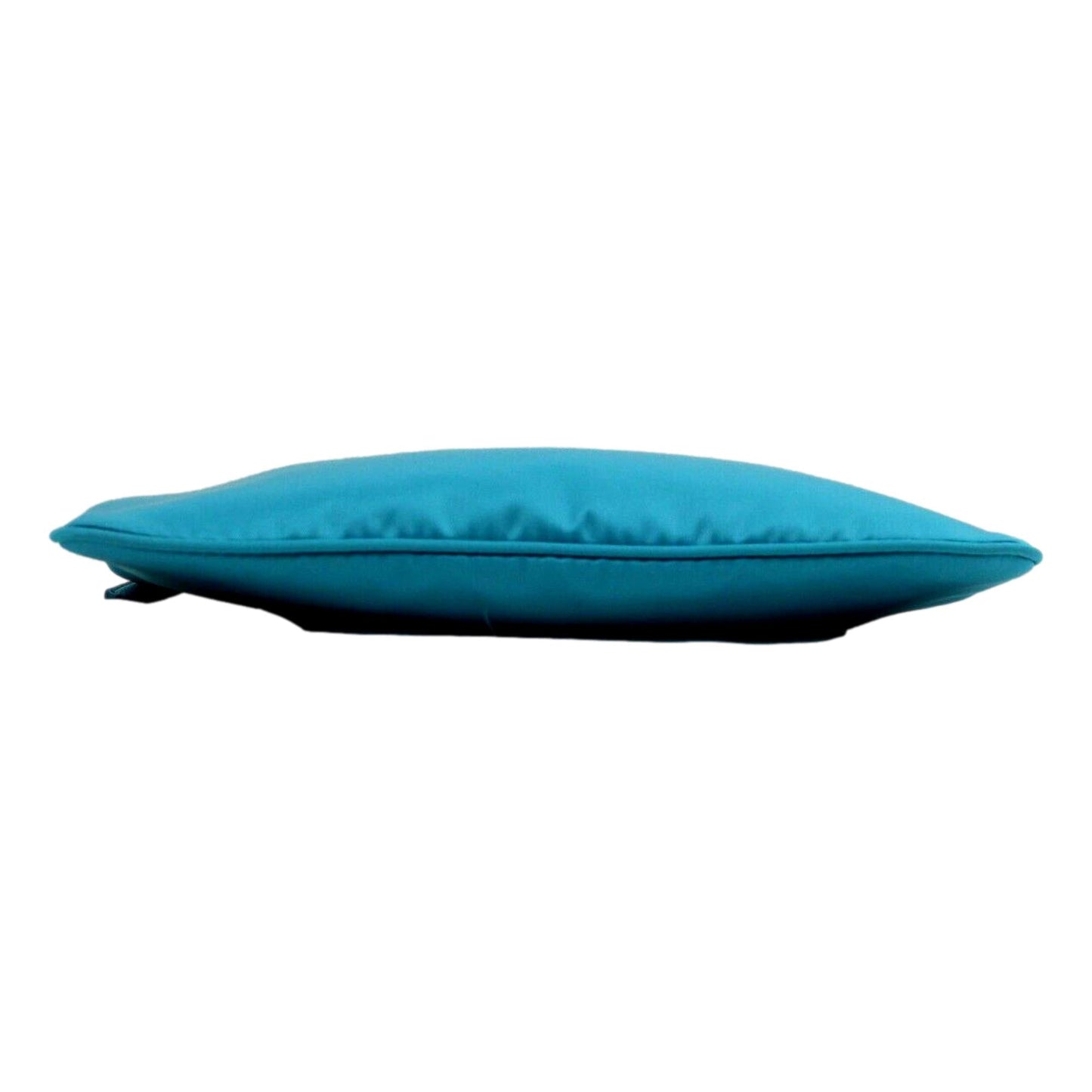 Luxury PradaTessuto Turquoise Nylon Cosmetic Case Wristlet Clutch Bag