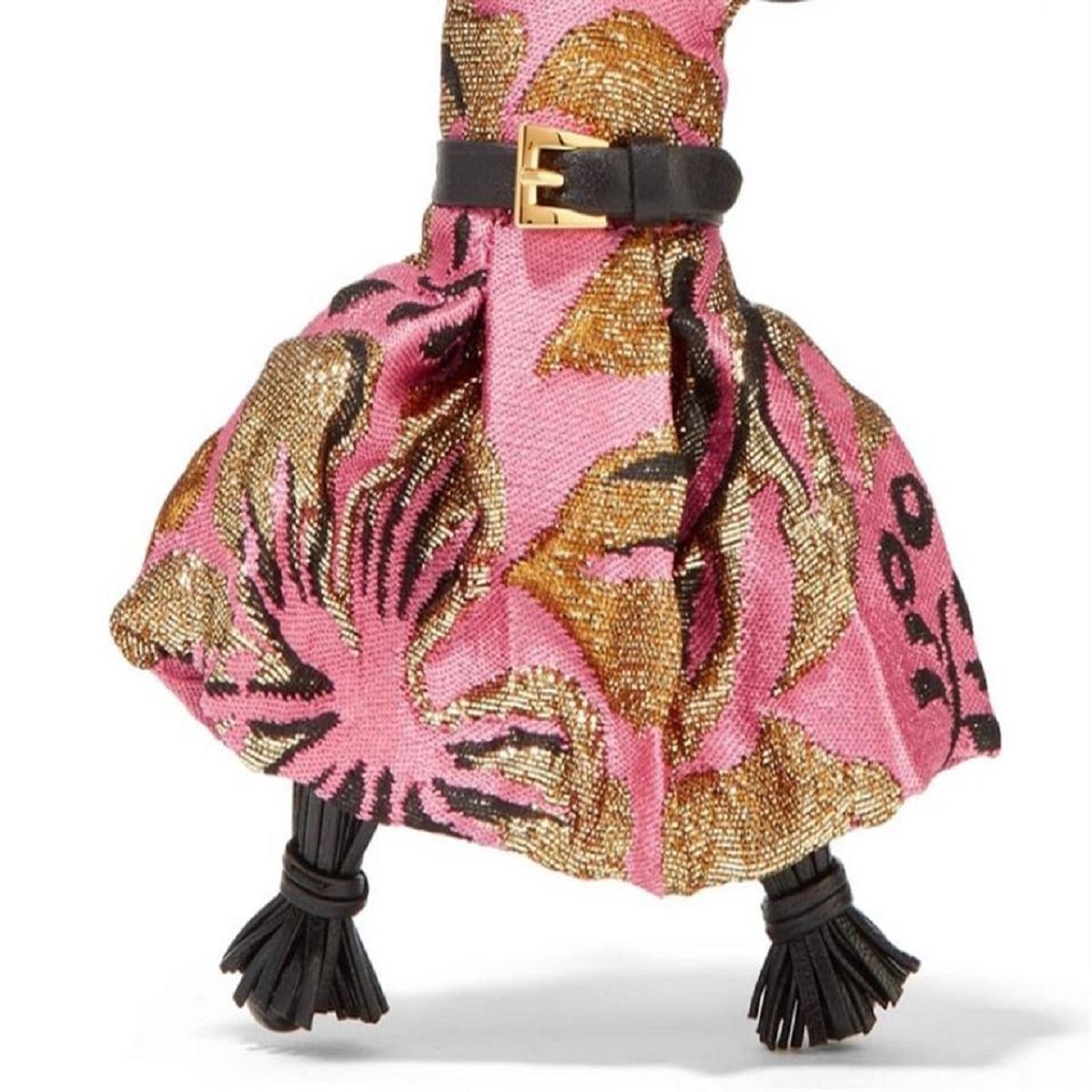 Luxury PradaTrick Pelle Rosario Pink Dress Jasmine Doll Keyring Key Charm