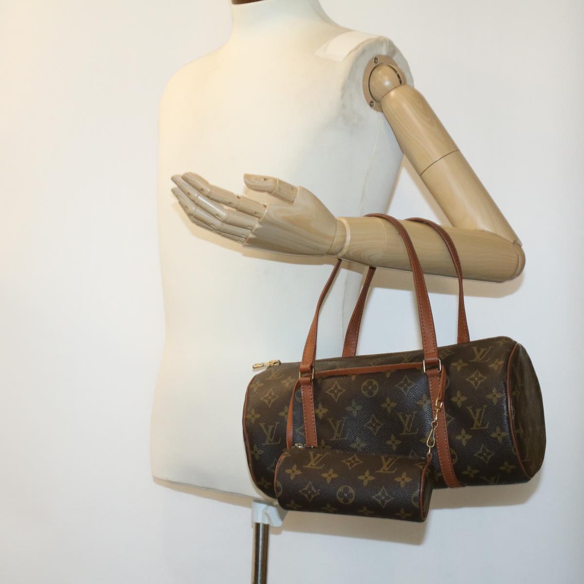 LOUIS VUITTON Monogram Papillon 30 old model Hand Bag M51365 LV pt5248