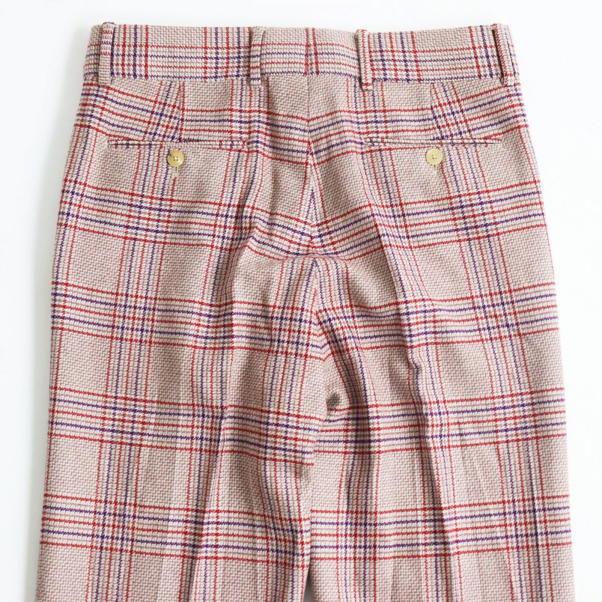 Luxury Gucci Trending 2025 Wool Cashmere Check Slacks Pants 46