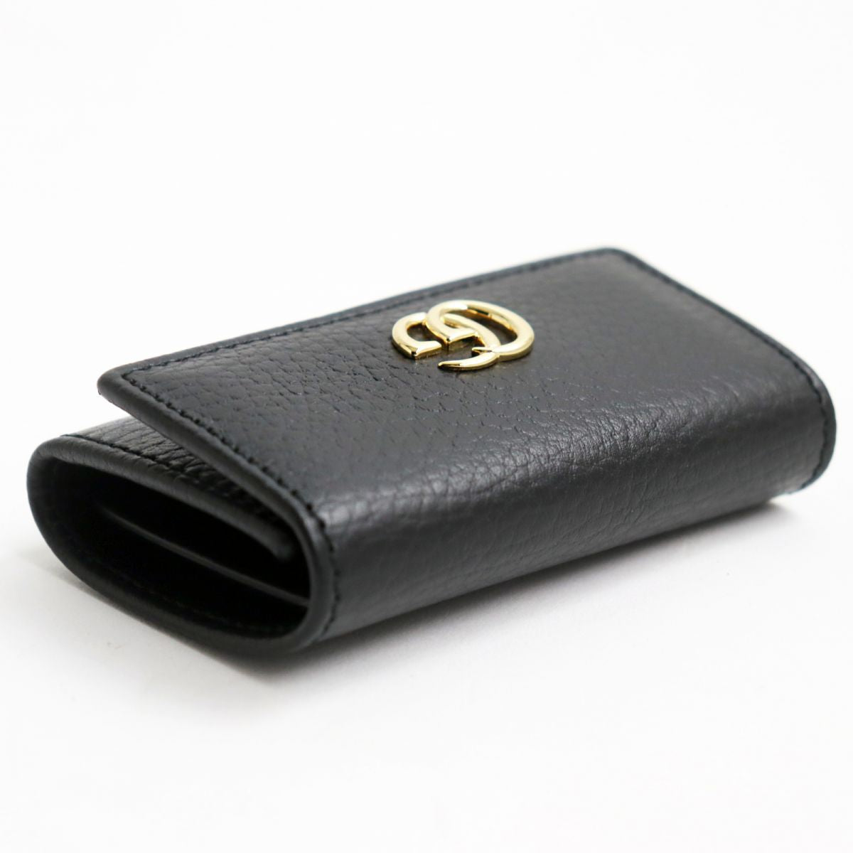 Luxury Gucci Trending 2025 GG Marmont Leather Key Holder