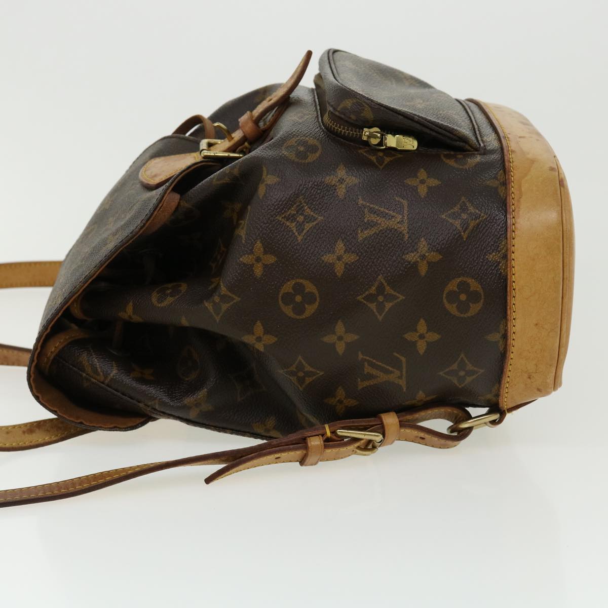 LOUIS VUITTON Monogram Montsouris MM Backpack M51136 LV rd2769