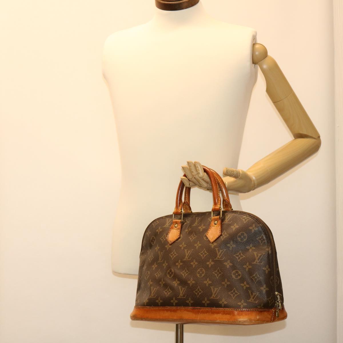 LOUIS VUITTON Monogram Alma Hand Bag M51130 LV rd2830