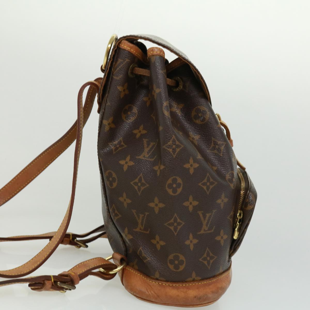 LOUIS VUITTON Monogram Montsouris MM Backpack M51136 LV rd3559