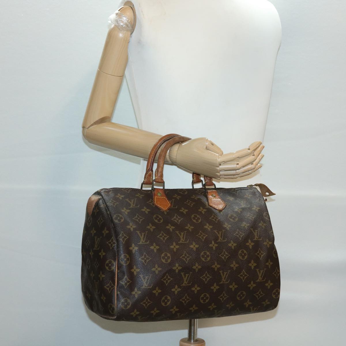 LOUIS VUITTON Monogram Speedy 35 Hand Bag M41524 LV rd3775