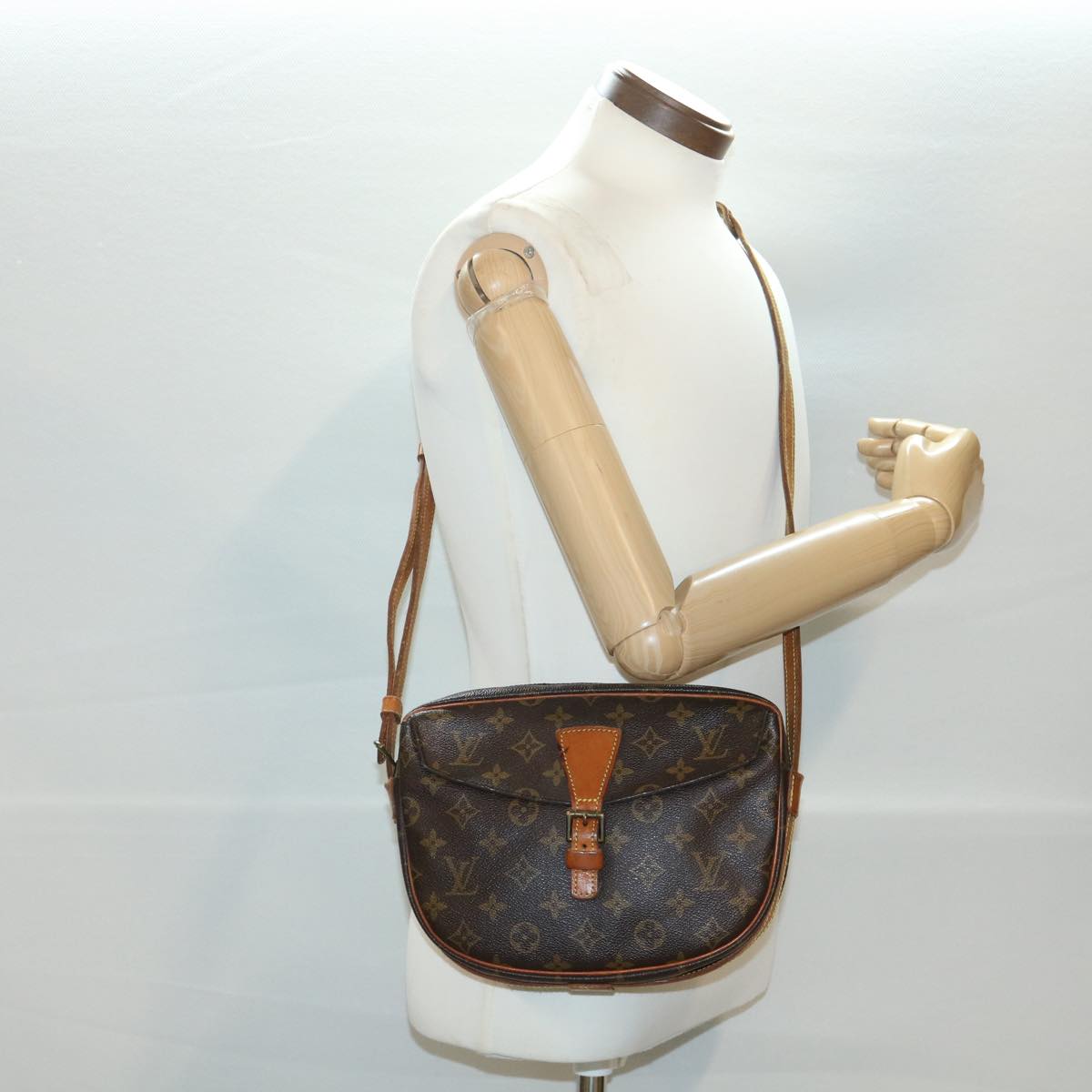 LOUIS VUITTON Monogram Jeune Fille MM Shoulder Bag M51226 LV rd4079