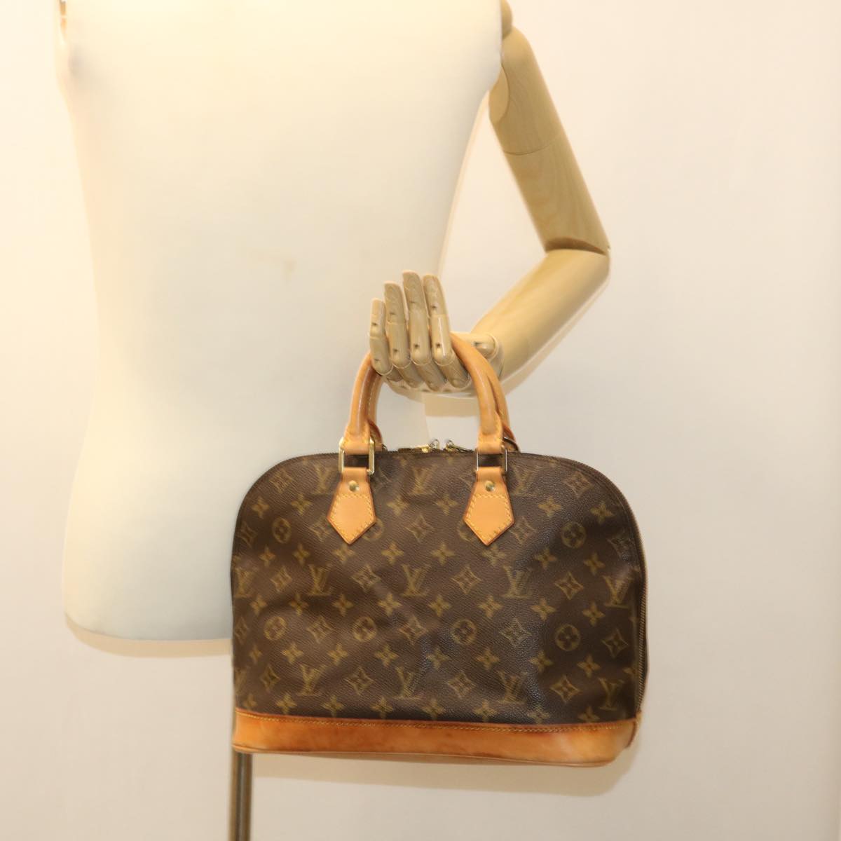 LOUIS VUITTON Monogram Alma Hand Bag M51130 LV rd4316