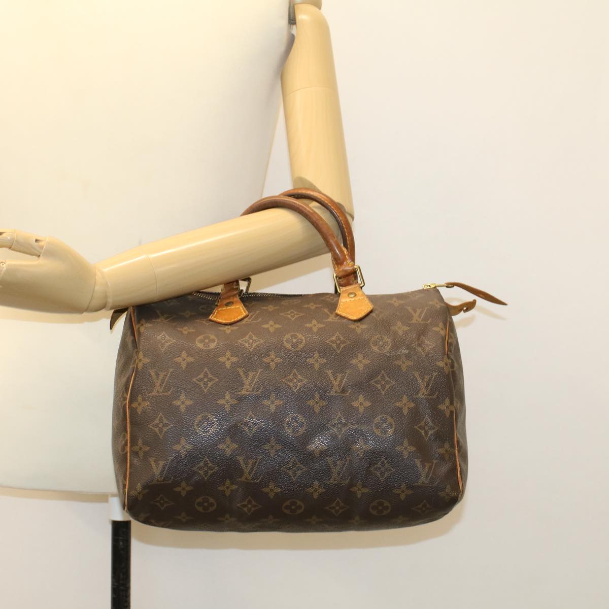 LOUIS VUITTON Monogram Speedy 30 Hand Bag M41526 LV rd5309