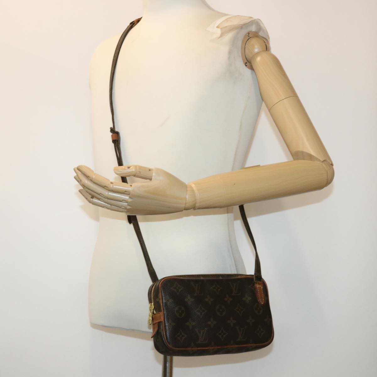 LOUIS VUITTON Monogram Marly Bandouliere Shoulder Bag M51828 LV rd5370