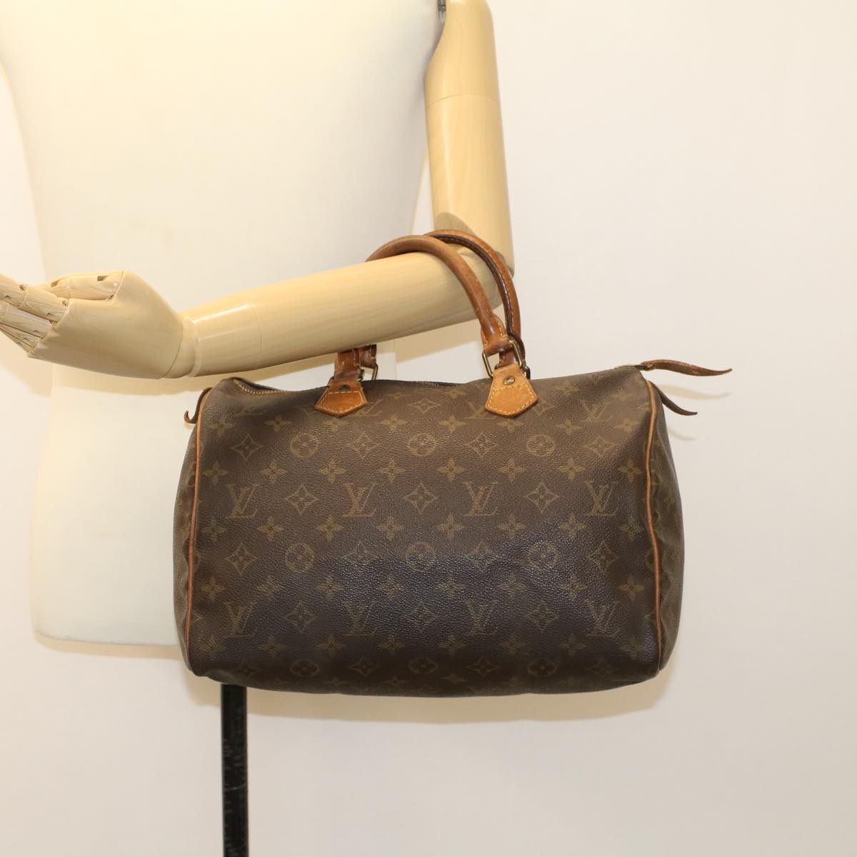 LOUIS VUITTON Monogram Speedy 30 Hand Bag M41526 LV rd5384