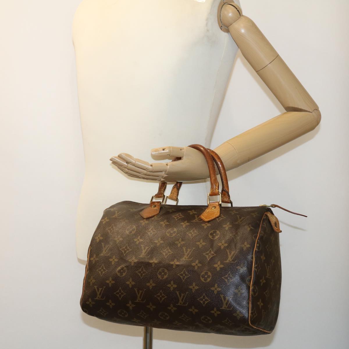 LOUIS VUITTON Monogram Speedy 30 Hand Bag M41526 LV rh173