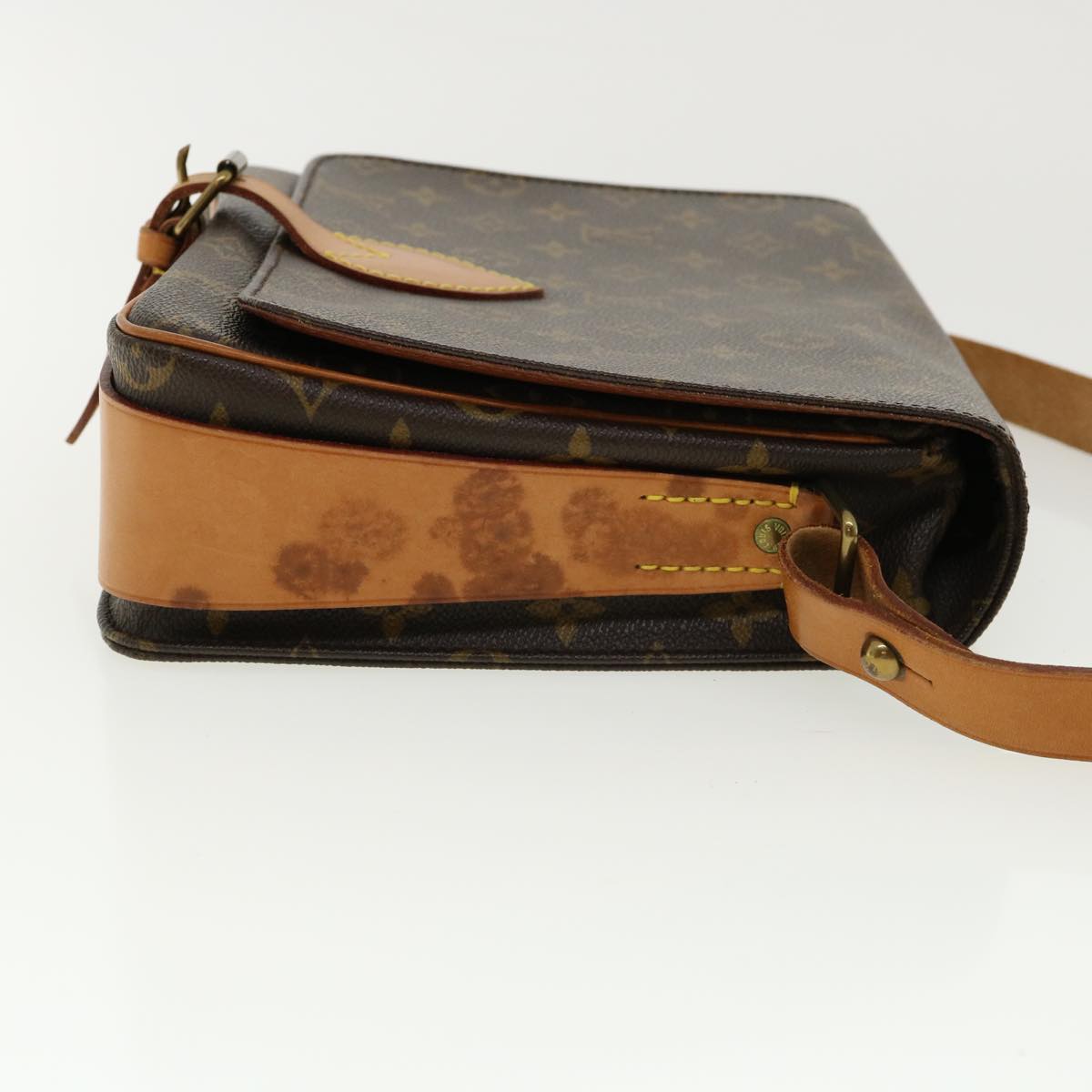 LOUIS VUITTON Monogram Cartouchiere GM Shoulder Bag M51252 LV ro428